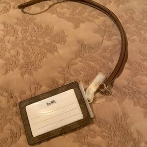 Coach card holder / ID badge